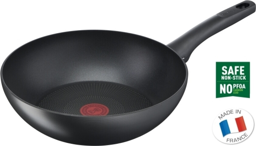 G2681972, Rund, Wok-/Stekepanne, Grå, Titan, 175 °C, Aluminium
