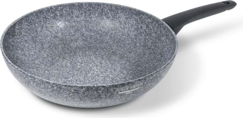 0009074328, Rund, Wok-/Stekepanne, Grå, Artech Stone, Sinfonia, Aluminium