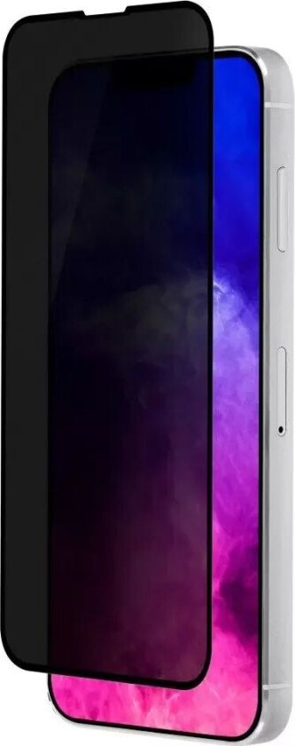 QDOS iPhone 13 Pro Max OptiGuard Privacy Glass Skjermbeskytter - Gjennomsiktig