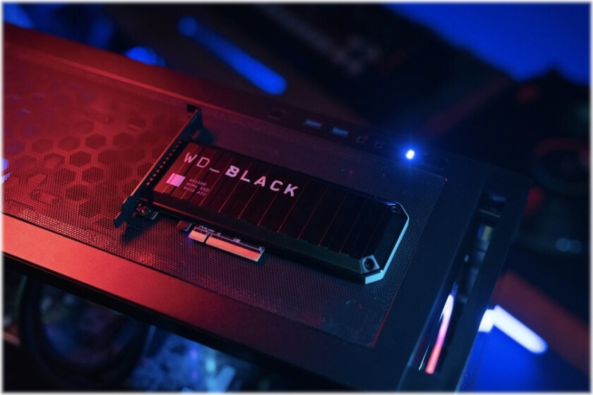 Wd_Black An1500 Wds200t1x0l-00Auj0 - Ssd - 2 Tb - Intern - Pcie-Kort - Pcie 3.0 X8 (Nvme) - Integrert Kjøle