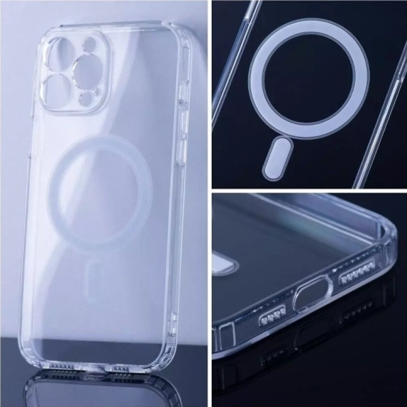 Oem Clear Mag Cover-Deksel Med Kamerabeskyttelse, Kompatibel Med Magsafe For Iphone 14 Pro Transparent