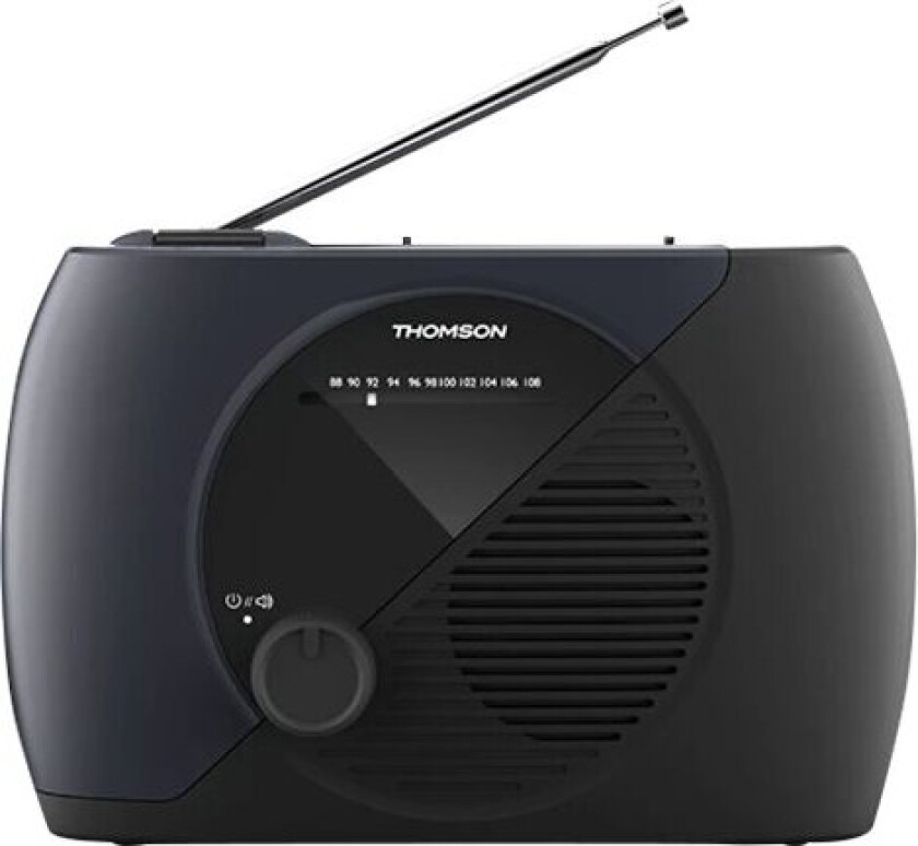 Rt350 Radio Grå-Svart