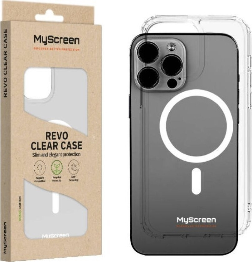Myscreen Protector Etui Do Iphone 15 Pro Myscreen Revo Clear Case Magsafe
