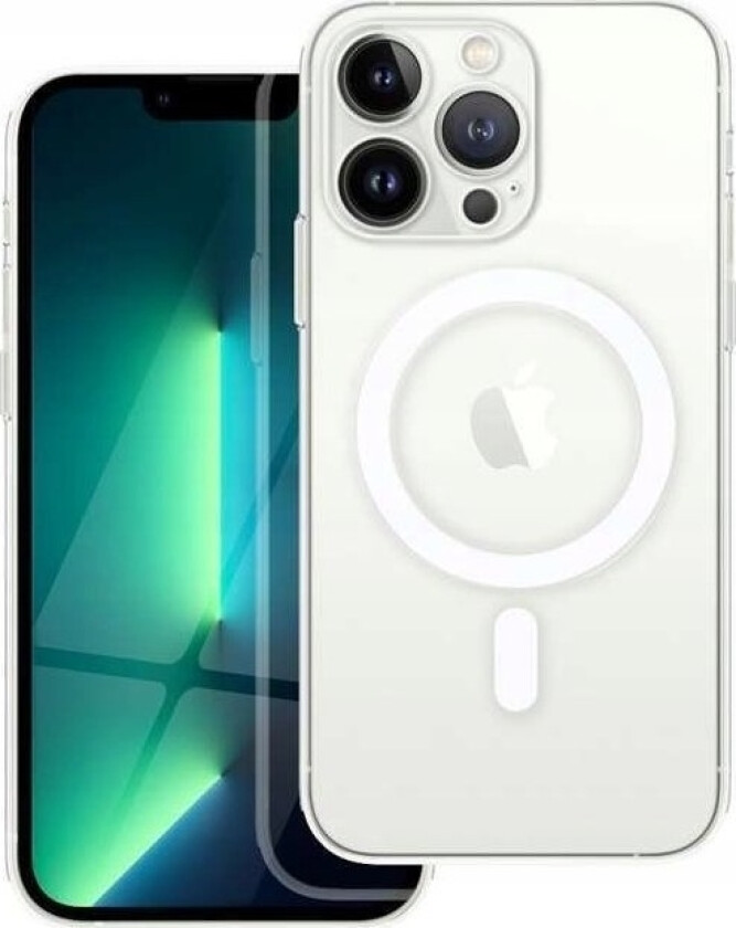 Oem Clear Mag Cover-Deksel Kompatibel Med Magsafe For Iphone 15 Pro Gjennomsiktig