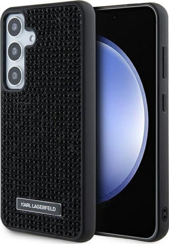 Etui Klhcs24shdsprk Samsung Galaxy S24 Hardcase Rhinestone Metal Logo Czarny/Black