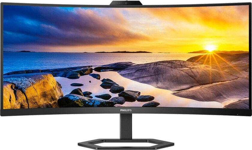 34E1c5600he - 5000 Series - Led-Skjerm - Kurvet - 34" - 3440 X 1440 Wqhd @ 100 Hz - Va - 300 Cd/M² - 3000:1 - 4 Ms - Hdmi, Displayport, Usb-C
