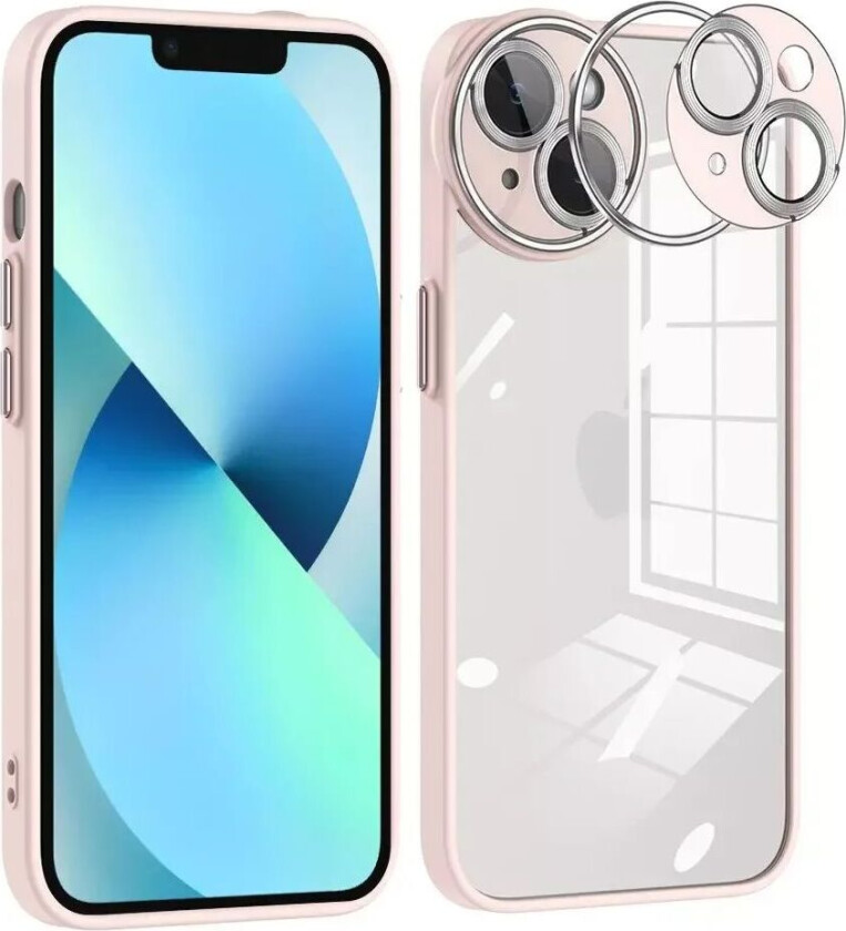 Iphone 13 Hybrid Plastdeksel - Rosa