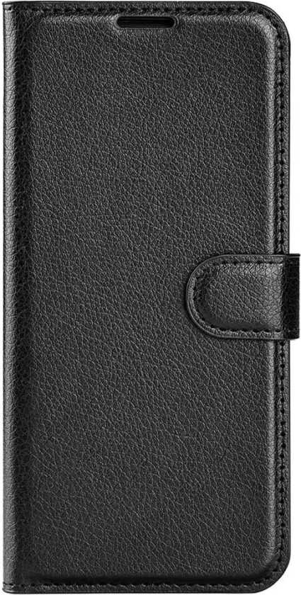 Samsung Galaxy M34 (5G) / F34 (5G) Litchi Kunstskinn Deksel m. Lommebok - Svart