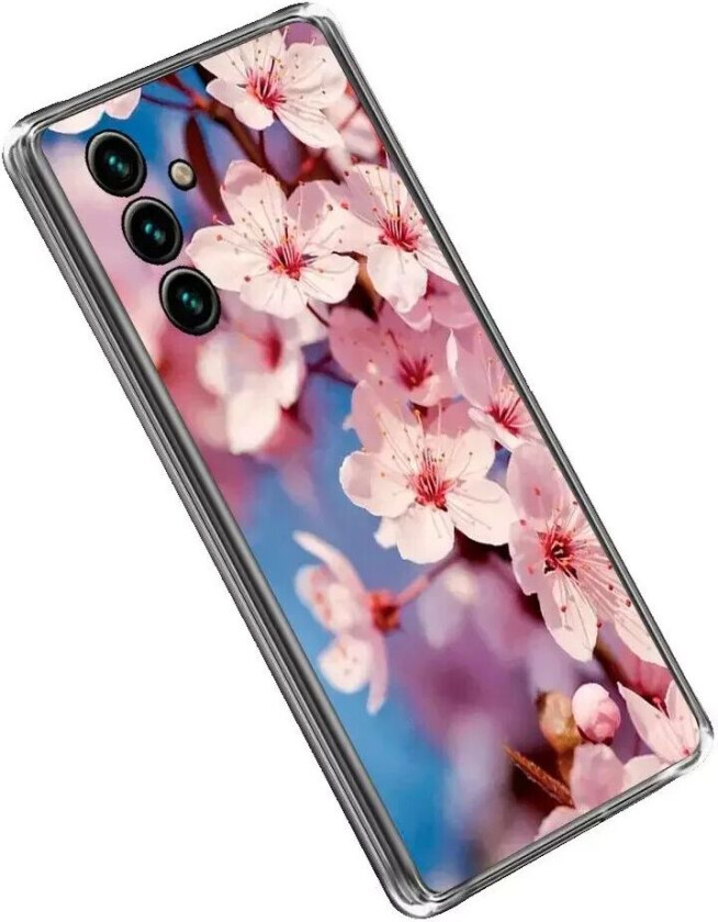 Samsung Galaxy A14 (5G) Plast Deksel m. Motiv - Rosa Blomst