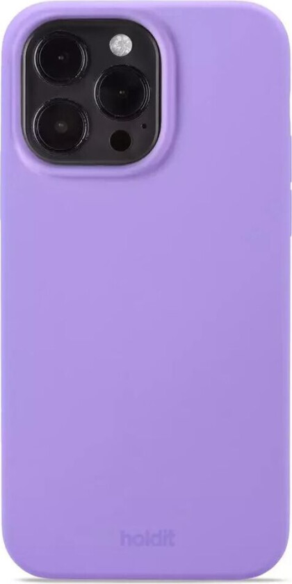 Holdit iPhone 14 Pro Max Soft Touch Silikon Deksel - Violet