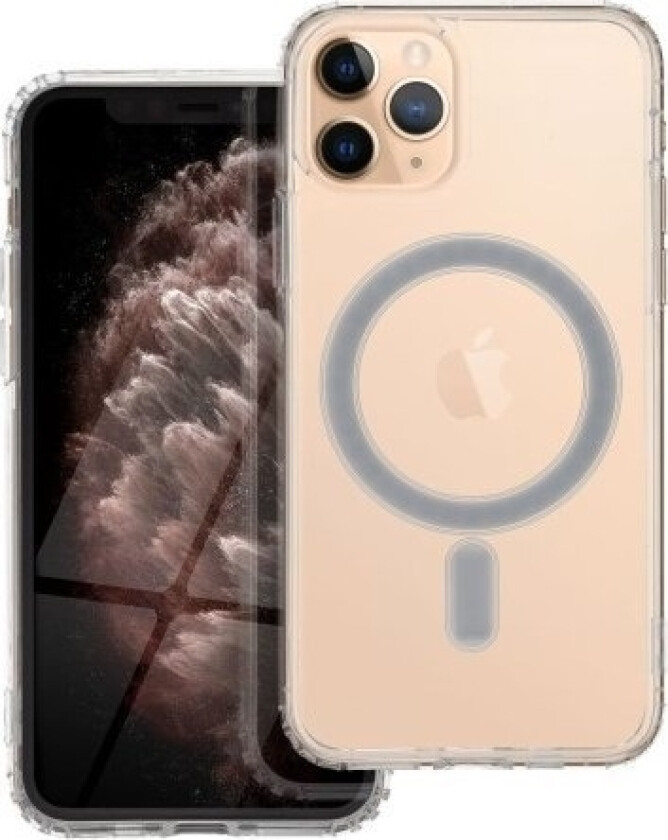 Oem Clear Mag Cover-Deksel Kompatibel Med Magsafe For Iphone 11 Pro Gjennomsiktig