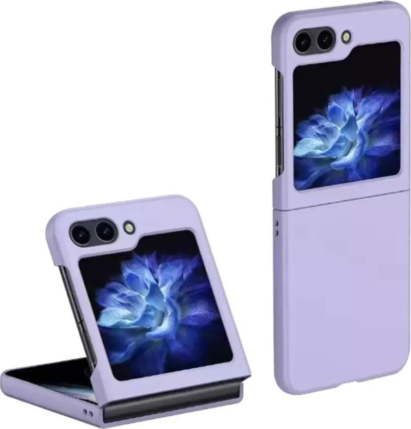 Samsung Galaxy Z Flip5 (5G) Hard Plast Deksel - Lilla