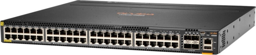 Bilde av Hpe Aruba 6300M - Switch - L3 - Styrt - 48 X 10/100/1000 (Poe+) + 4 X 1 Gigabit / 10 Gigabit / 25 Gigabit / 50 Gigabit Sfp56 (Opplink / Stabling) - F
