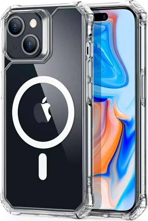 iPhone 15 Plus ESR Air Armor Halolock Deksel - MagSafe Kompatibel - Gjennomsiktig