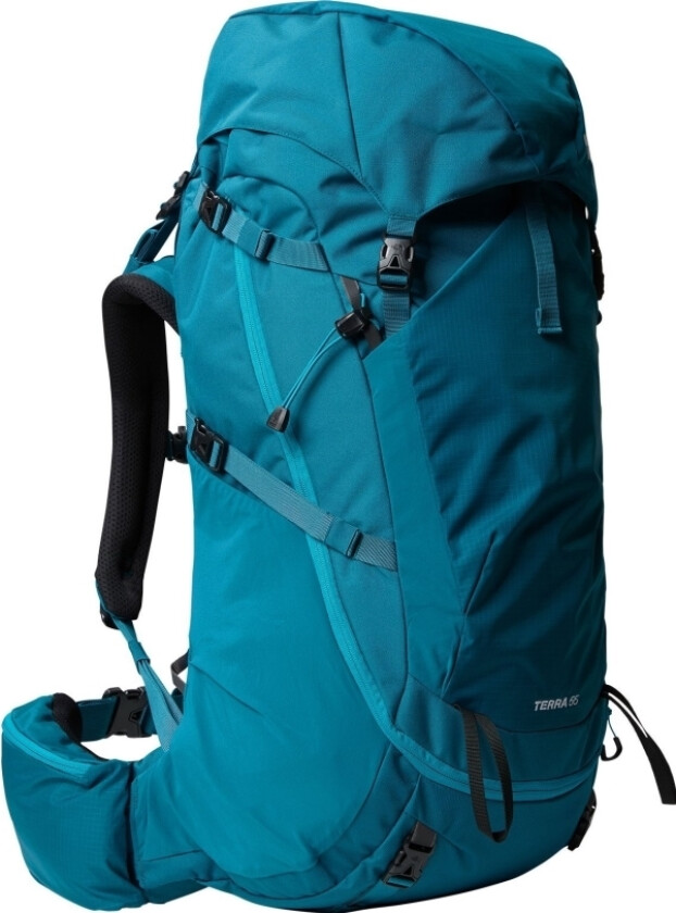 Ryggsekk Terra 55 Kvinner-Blå Mose-Safirskifer-Npf-M/L North Face