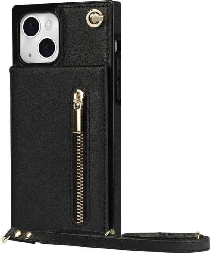 Zipper halskjede deksel Apple iPhone 13 - Sort