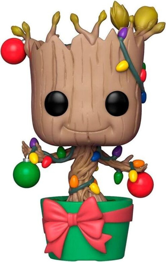 FUNKO POP figure Marvel Holiday Groot with Lights & Ornaments