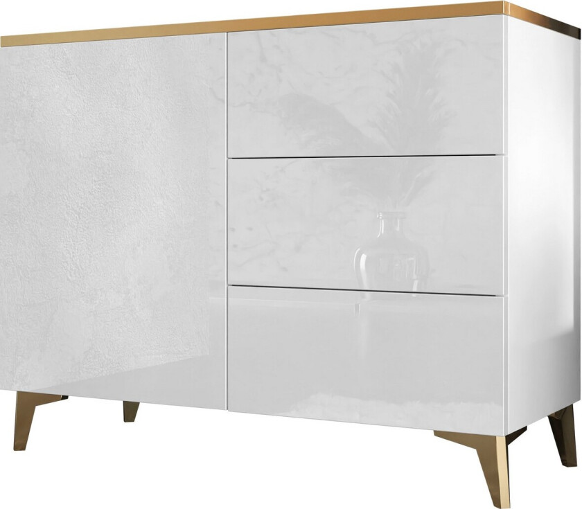 Royston Kommode 100 cm - Hvit