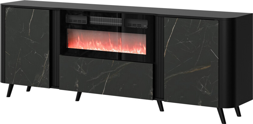 Bilde av Clement Kommode 200 cm - Svart