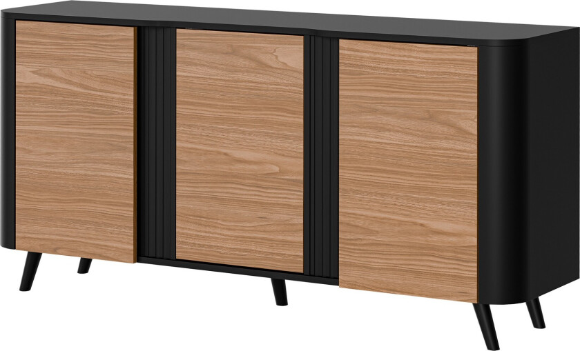 Clement Kommode 151 cm - Svart/Brun