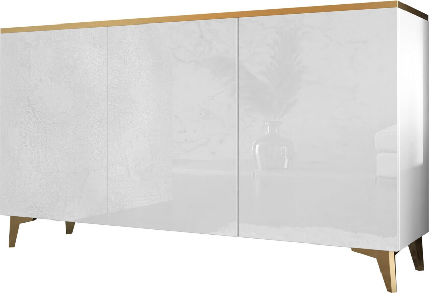 Royston Kommode 150 cm - Hvit