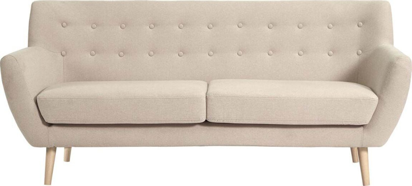 Monte sofa 3 seter sandfarget.