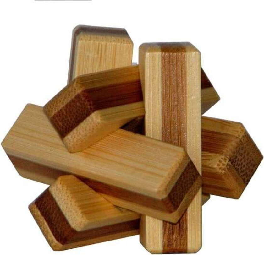 3D Bamboo Brain Puzzle Firewood 3D Puslespill