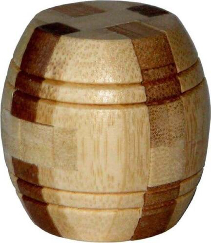 3D Bamboo Brain Puzzle Barrel 3D Puslespill