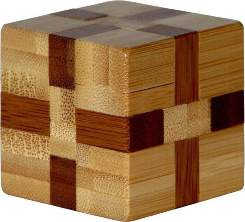 3D Bamboo Brain Puzzle Cube 3D Puslespill