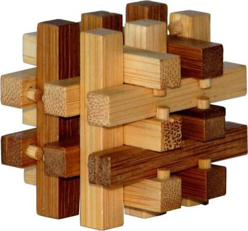 3D Bamboo Brain Puzzle Slide 3D Puslespill