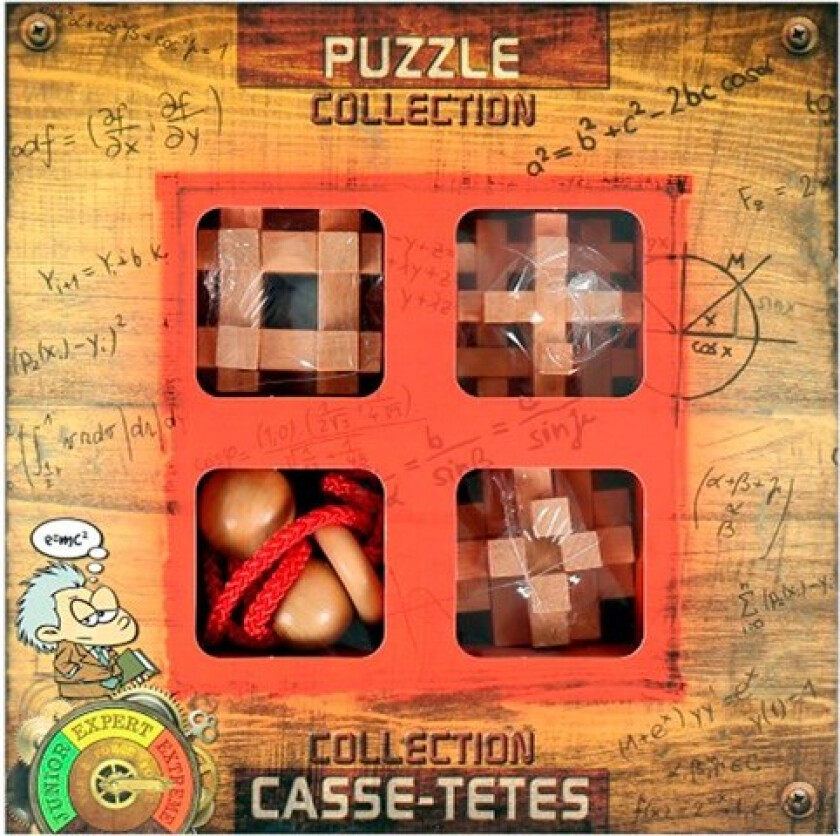 Wooden Brain Puzzles Extreme 4 pcs.