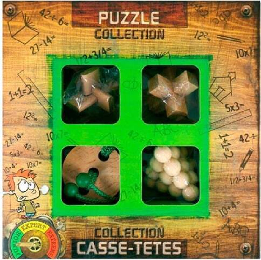 Wooden Brain Puzzles Junior 4 pcs.