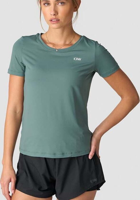 Training T-shirt Wmn, Dark Sage Green