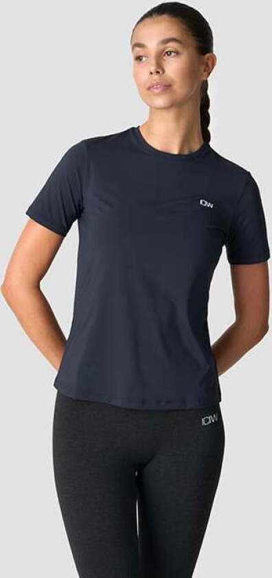 Training T-Shirt High Neck Wmn, Navy