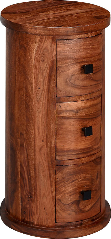 Willowdale Sideboard 35 cm 3 Skuffer Rundt - Brun