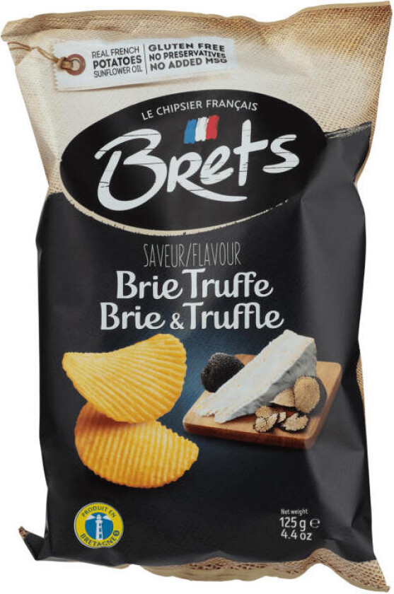 Potetchips m/Trøffel&Brie 125g