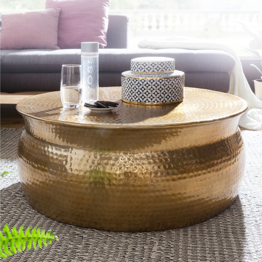 Osagie Sofabord 75 cm Rundt - Kobber