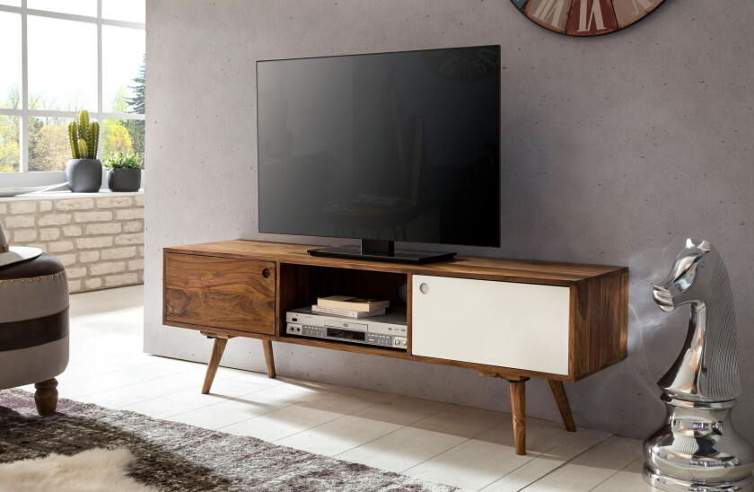 Grasham TV-benk 140 cm - Brun