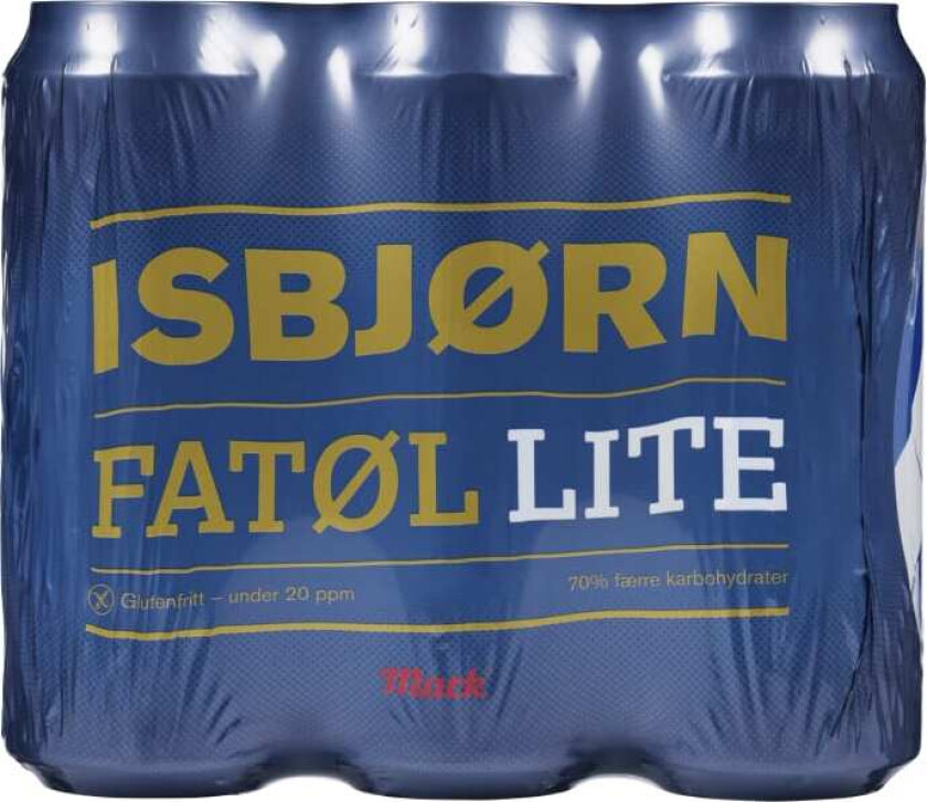 Isbjørn Lite Fatøl 0,5lx6 boks