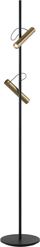 Light Point - Spirit F1 Gulvlampe Dim. Messing/Svart