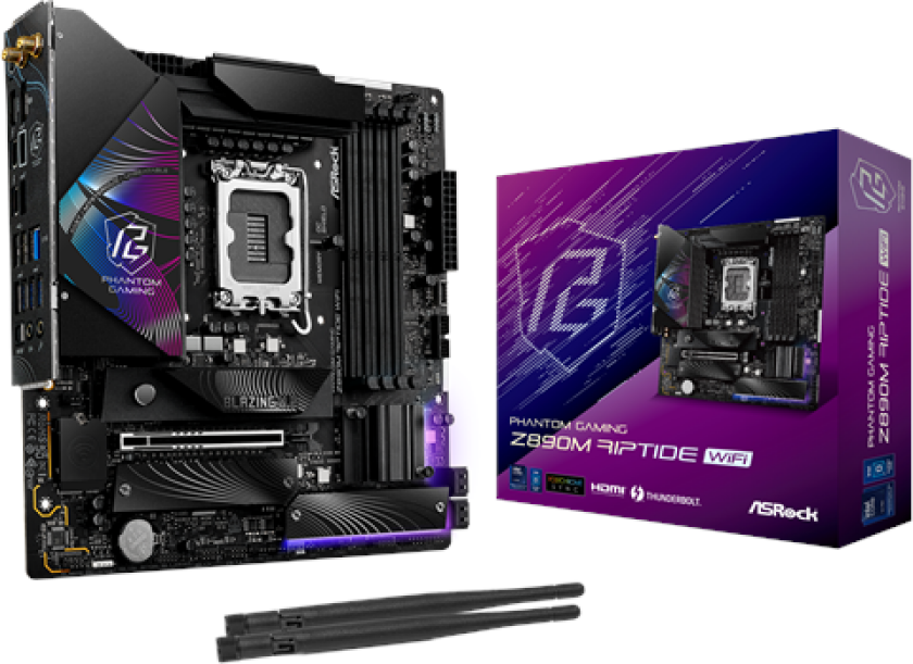 ASRock Z890M RIPTIDE WIFI Hovedkort