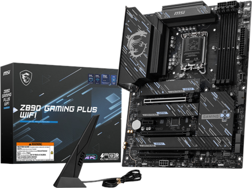 Z890 GAMING PLUS WIF HovedkortI