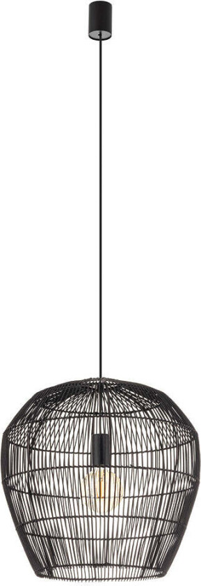 Haiti takpendel 43 cm - Svart