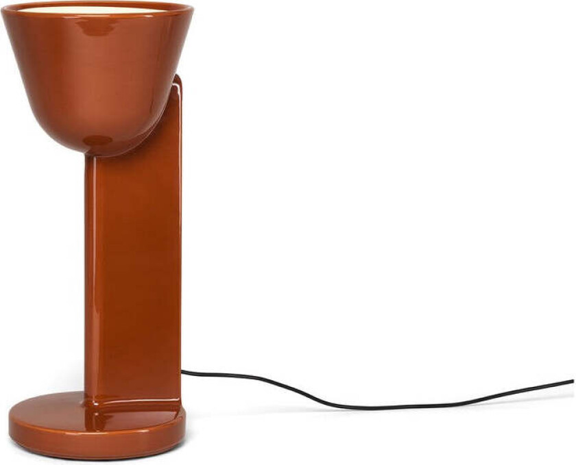 Céramique opp bordlampe - Rust rød