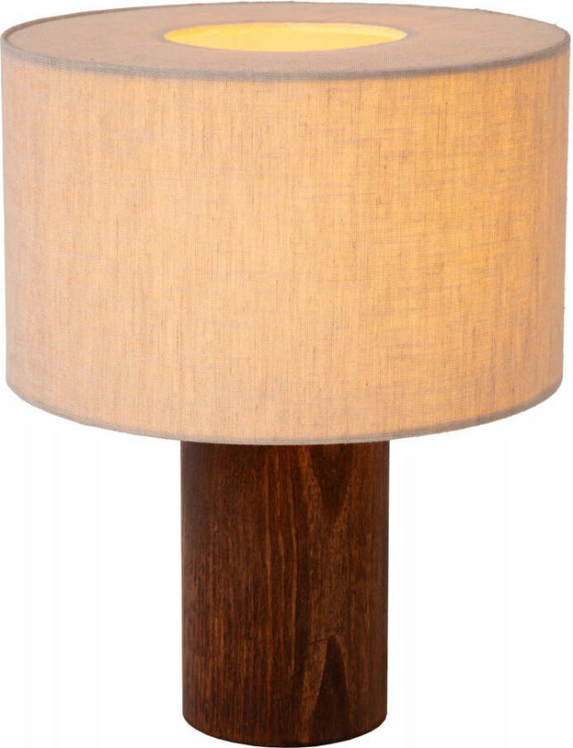 Tachina bordlampe 31,5 cm - Tre / Natur