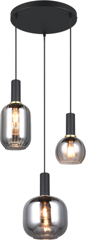 Diva takpendel 3-lys - Svart