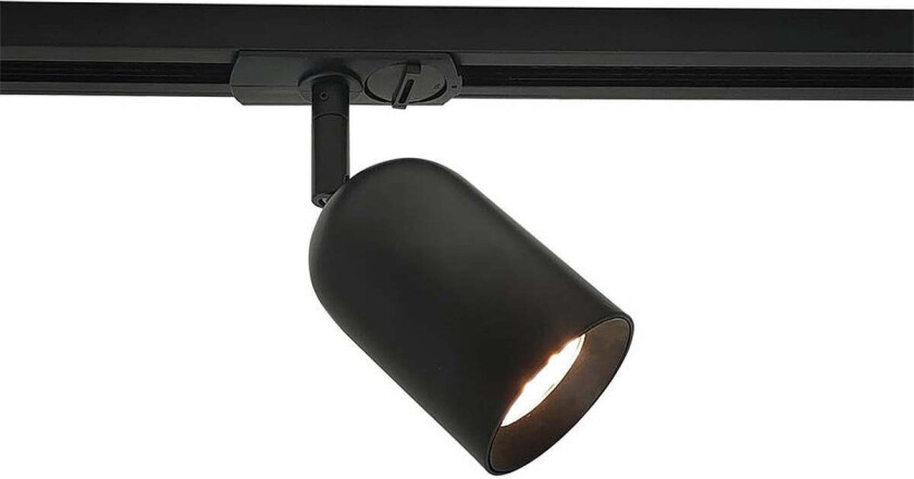 Trackline Keno enkel spot for skinne - Svart