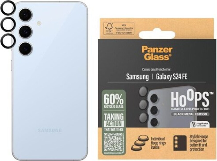 Hoops™ Black Lens Protector Samsung Galaxy S24 FE