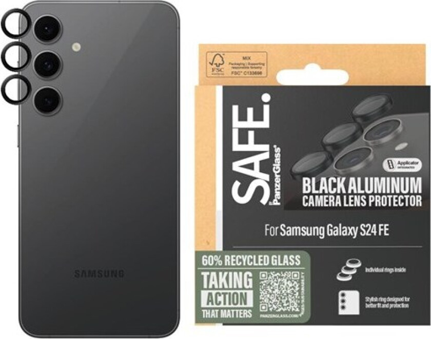 Camera Lens Protector Samsung Galaxy S24 FE - Black