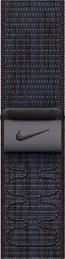 40mm Black/Blue Nike Sport Loop